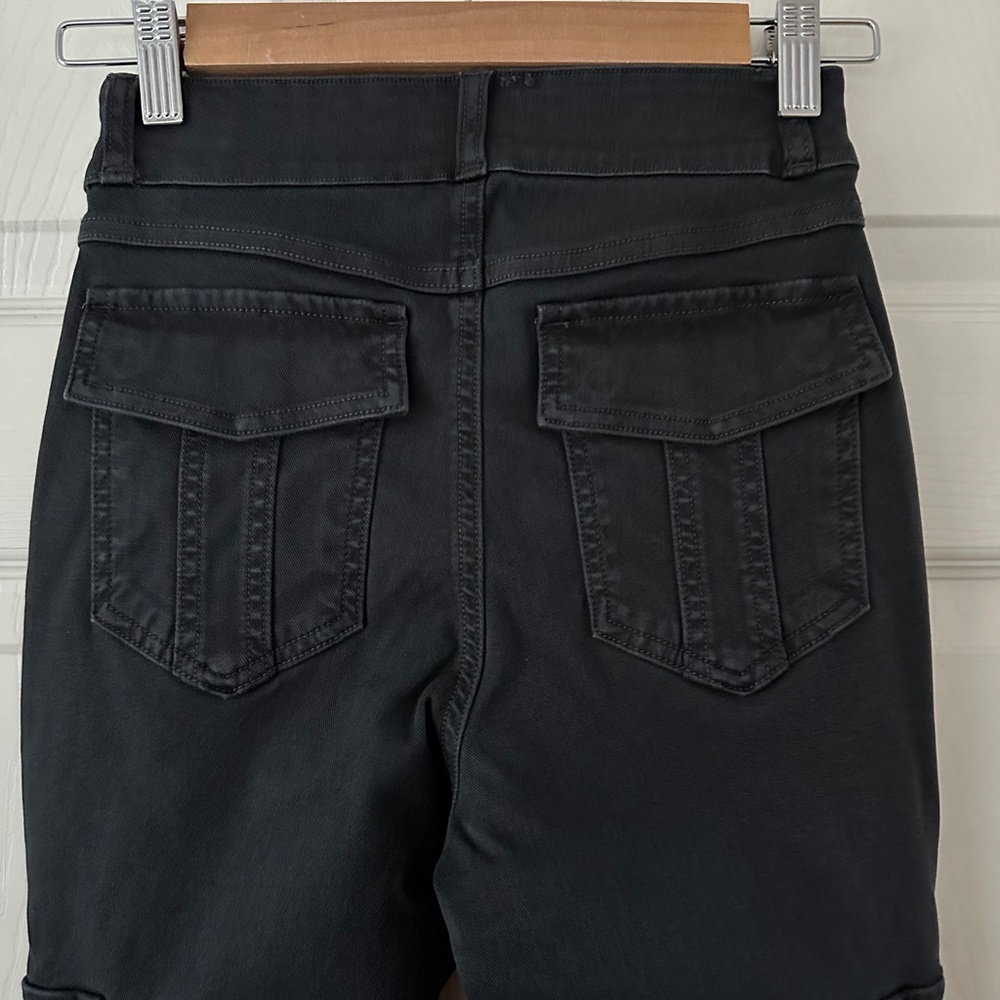 SPANX Black Ankle Cargo Leggings - Picture 7 of 16